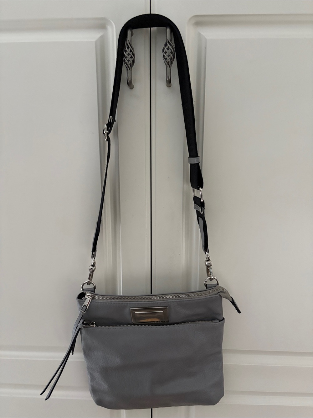 Gray Crossbody Shoulder Bag - juicy couture with adjustable shoulder strap